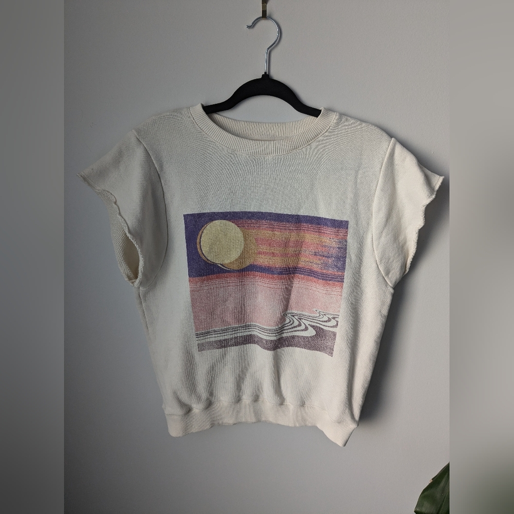 Ba&sh Sleeveless Sweatshirt - vintage inspired - M